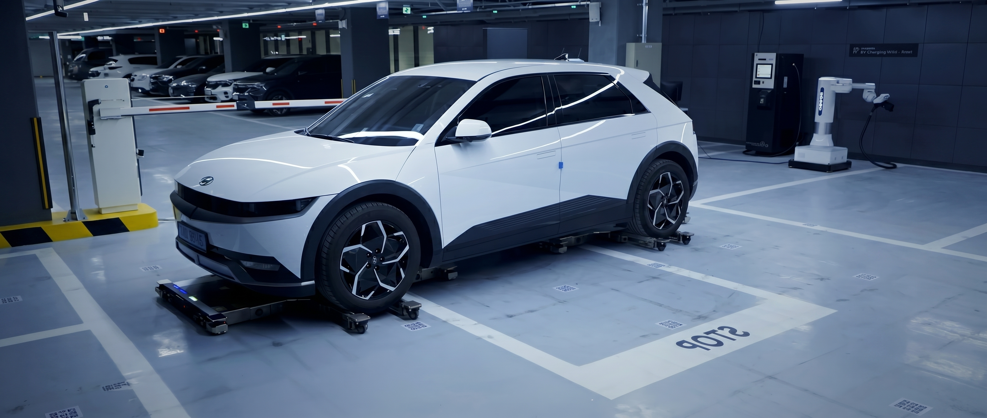 هيونداي تبتكر روبوتاً ذكياً لركن السيارات الثقيلة